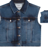 Zadig&Voltaire Kız Çocuk Kolsuz Jean Yelek