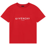Givenchy Logolu Kırmızı Erkek Çocuk T-Shirt