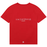 Givenchy Logolu Kırmızı Erkek Çocuk T-Shirt
