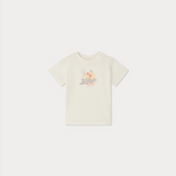 Bonpoint Kız Bebek Ekru La Glace Dondurma Baskılı T-Shirt
