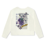 Zadig&Voltaire Sırt Çiçek Baskılı Kız Çocuk Sweatshirt
