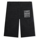 Zadig&Voltaire Siyah Erkek Çocuk Jean Bermuda Şort