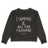 Zadig&Voltaire Gri Kız Çocuk Sweatshirt