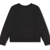 Zadig&Voltaire Taşlı Siyah Kız Çocuk Sweatshirt