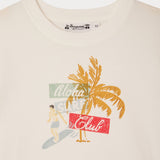 Bonpoint Erkek Çocuk Ekru “Aloha Surf” Baskılı T-Shirt