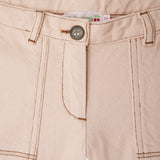 Bonpoint Pembe Organik Pamuk Denim Kız Çocuk Şort