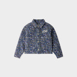 Bonpoint Lacivert Çiçek Desenli Liberty Denim Kız Çocuk Ceket