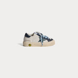 Bonpoint x Golden Goose Erkek Bebek Ayakkabı – Beyaz & Yeşil Yıldız