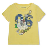 Zadig&Voltaire Çiçek Baskılı Kız Çocuk T-Shirt