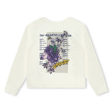 Zadig&Voltaire Sırt Çiçek Baskılı Kız Çocuk Sweatshirt