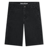 Zadig&Voltaire Siyah Erkek Çocuk Jean Bermuda Şort