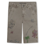 Zadig&Voltaire Erkek Çocuk Baskılı Bermuda Kargo Şort