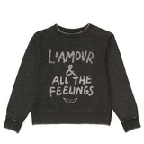 Zadig&Voltaire Gri Kız Çocuk Sweatshirt